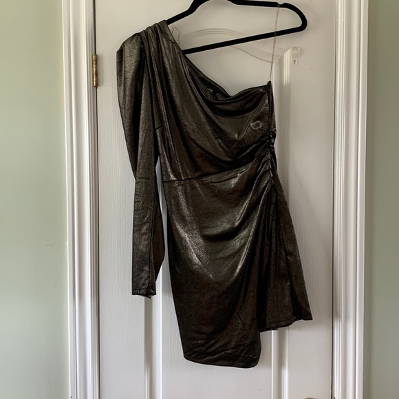 One shoulder shimmer cocktail dress - Picture 1 of 1